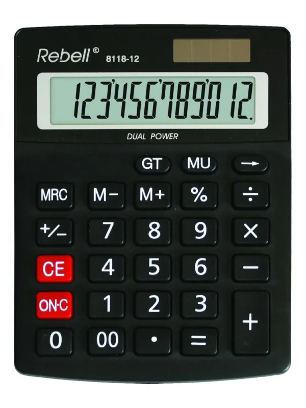 Prece Kalkulators 8112-12 Rebell 12 cipari Attēls