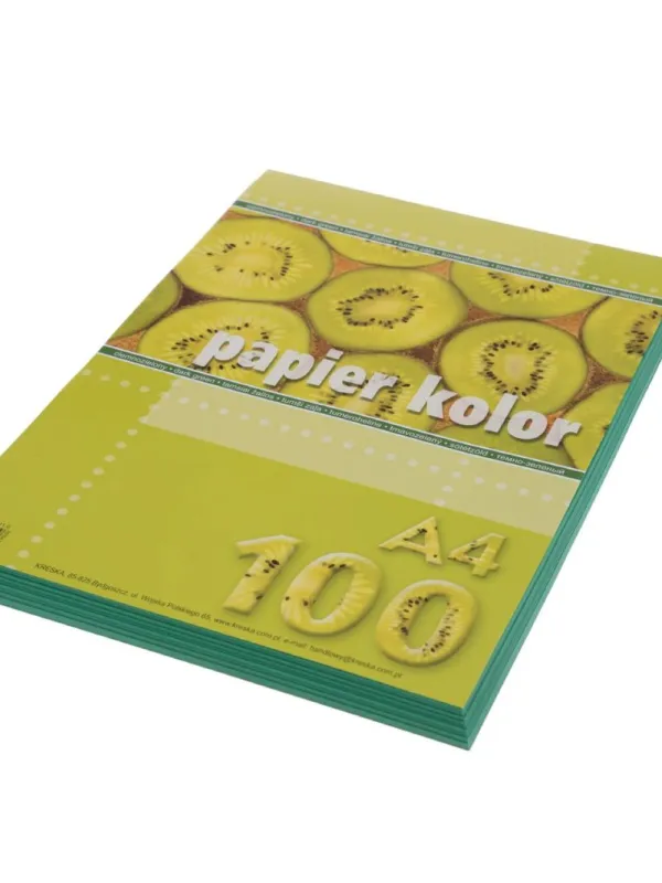 Prece Papīrs Kreska A4, 80g/m², 100lp, tumši zaļš Attēls
