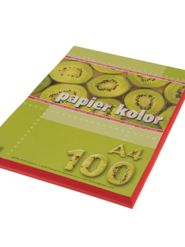 Prece Papīrs Kreska A4, 80g/m², 100lp, sarkans Attēls