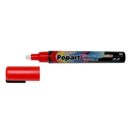 Prece Marķieris fluorescējošs Popart 8g sarkans Attēls