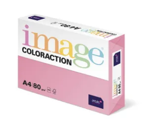 Prece Papīrs krāsains A4,80g/500lp Image rozā Coral/Midpink Attēls