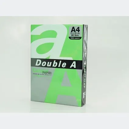 Prece Papīrs krāsains A4,80g/m2 zaļš 500 loksnes Double Attēls
