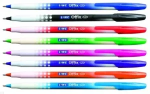 Prece Pildspalva lodīšu LINC Offix, 0.5mm, melna Attēls