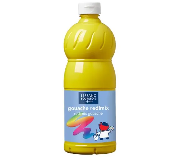 Prece Guaša krāsa 1000ml Redimix 176 brilliant yellow Attēls