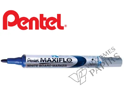 Prece Marķieris baltām tāfelēm Pentel MAXIFLO MWL5S, zils, d-4mm Attēls