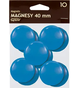 Prece Tāfeles magnēti 40mm 10gab.zili Grand Attēls