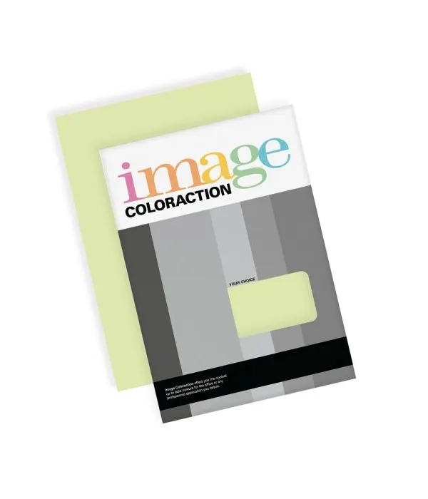 Prece Krāsains papīrs A4 Image Coloraction 160g, 50lp, Nr.65 Green Attēls