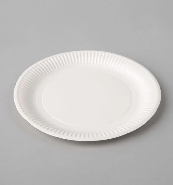 Prece Šķīvis papīra 23cm(t/gb.svars 9.80kg)100gb Attēls
