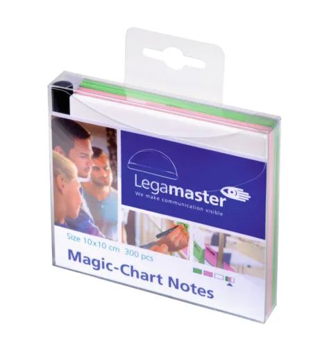 Prece Statiskās lapiņas''Magic-Chart Notes''asort ,10x10cm,300 lp. Attēls