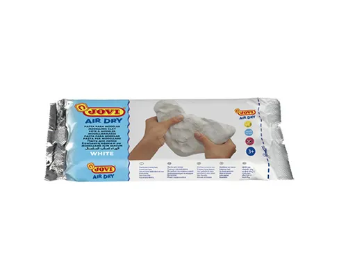 Prece Cietējoša plastika JOVI AIR DRY balta, 250g Attēls