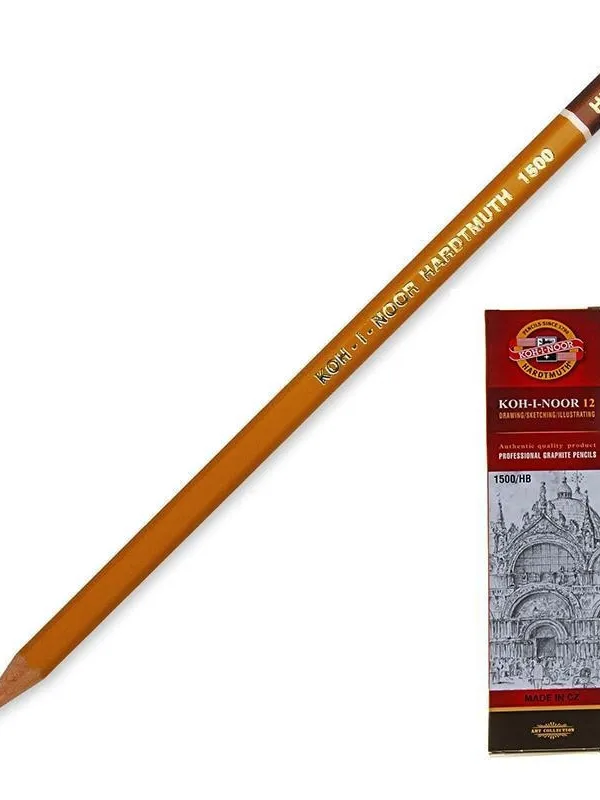 Prece Zīmulis parastais KOH-I-NOOR 1500, dažādas cietības Attēls