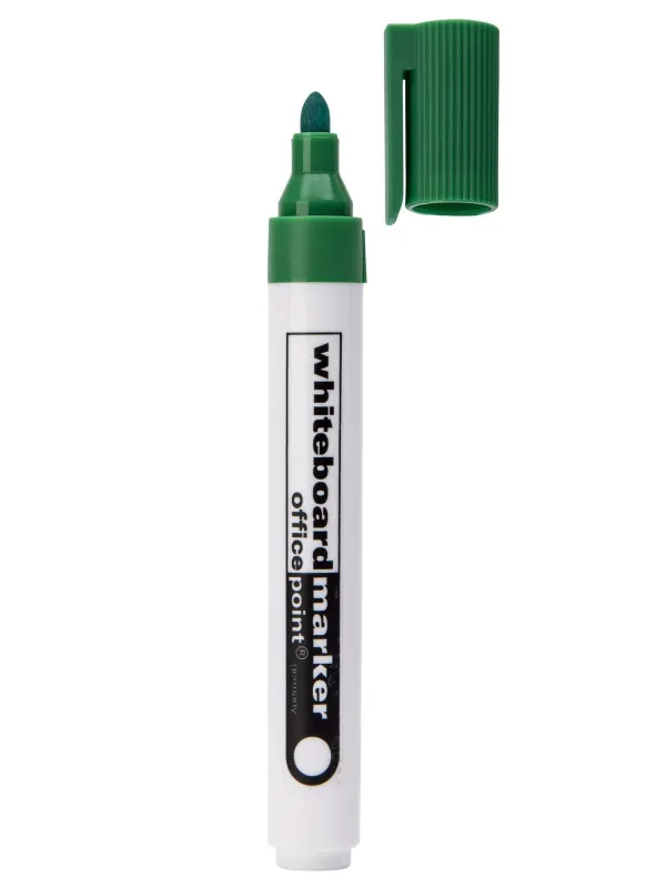 Prece Marķieris baltām tāfelēm Office Point zaļš 1-5mm Attēls