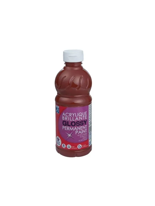 Prece Akrila krāsa LEFRANC Nr.481 (burnt sienna), 500ml Attēls