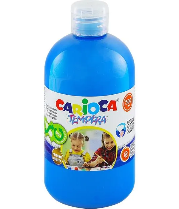 Prece Guaša krāsa Carioca 500ml KO 427/05 Neona zila Attēls
