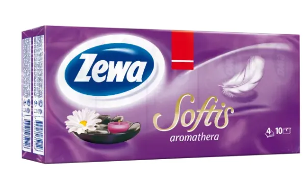 Prece Kabatlakatiņi Zewa Softis aromathera 1gb Attēls