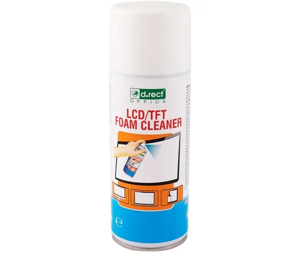 Prece Tīrīšanas līdzeklis TFT/LCD ekrāniem putas D.rect 400ml Attēls
