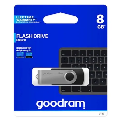 Prece Atmiņas karte 8GB USB2.0 Goodram Attēls