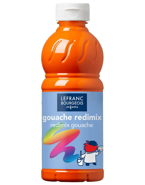 Prece Guaša krāsa Redimix 500ml 201 orange Attēls