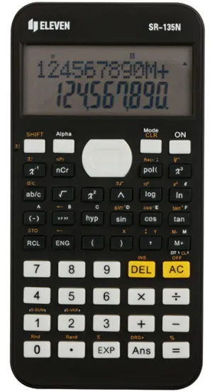 Prece Kalkulators zin. 10+2 ciparu displejs Eleven SR-135N Attēls