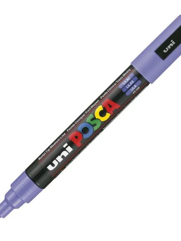 Prece Marķieris uz ūdens bāzes uni POSCA PC-5M, lilla (34) Attēls