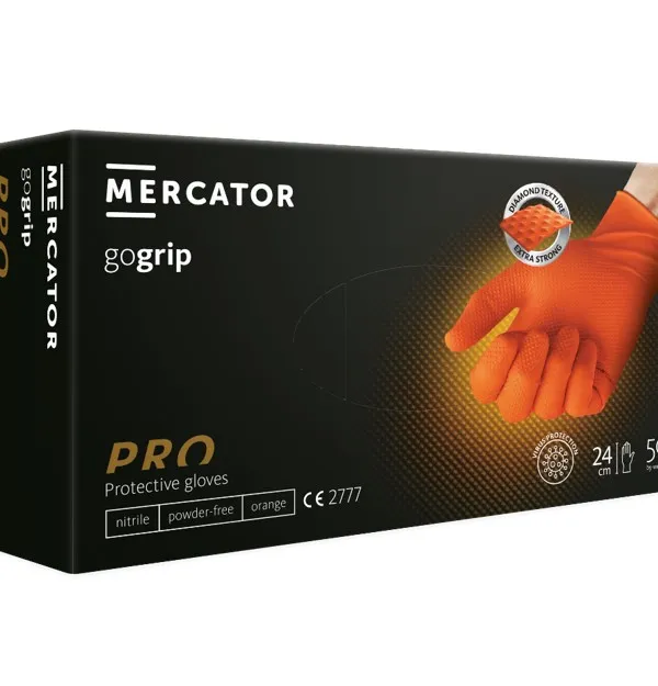 Prece Cimdi nitrila Mercator gogrip XL izm 50 gab. Attēls