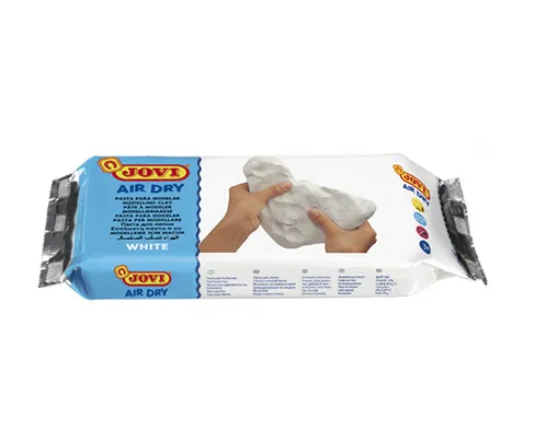 Prece Cietējoša plastika JOVI AIR DRY balta, 500g Attēls