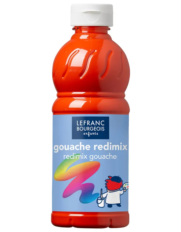Prece Guaša krāsa Redimix 500ml 398 vermilion Attēls