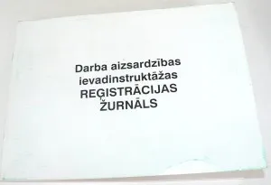 Prece Darba aizsardzības ievadinstruktāžu reģistr.žurn.A5/16L Attēls