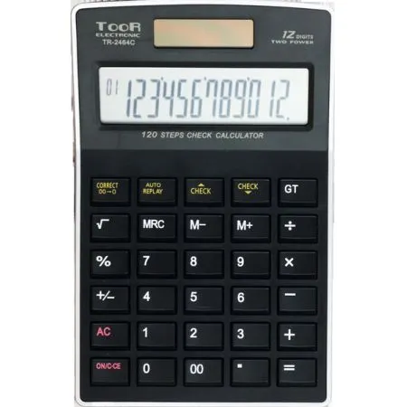 Prece Kalkulators Toor TR-2464C 12 ciparu displejs check&correct Attēls