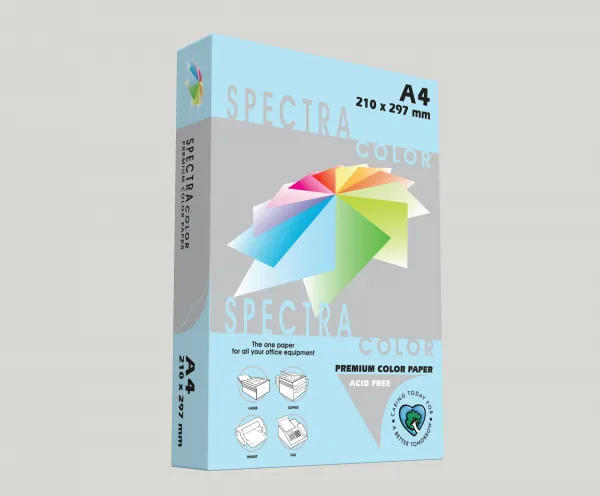 Prece Papīrs krāsains A4,80g., 500lp Ocean zils IT120 Attēls
