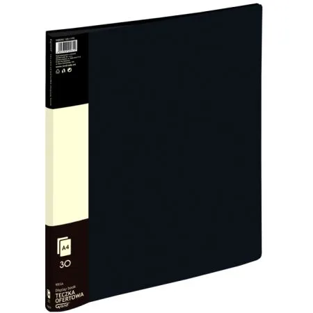 Prece Mape A4 Grand 9003A 30 kabatām, melna Attēls