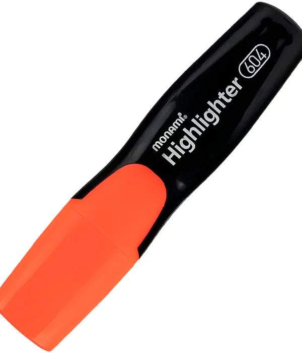 Prece Teksta marķieris oranžs 1-6 mm MonAmi Attēls