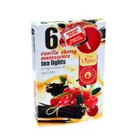 Prece Sveces tējas smaržīgās (6gab.) (4h) vaniļa, ķirsis Attēls
