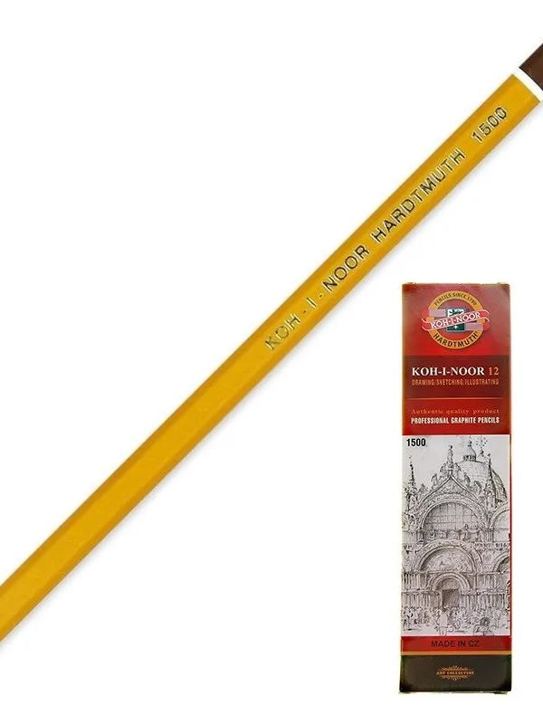 Prece Zīmulis Koh-i-noor Hardtmuth 1500/ 4H uzasināts Attēls