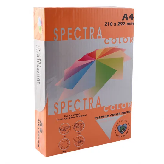 Prece Papīrs krāsains A4,80g/m2, 500lp, Saffron, Spectra Color Attēls