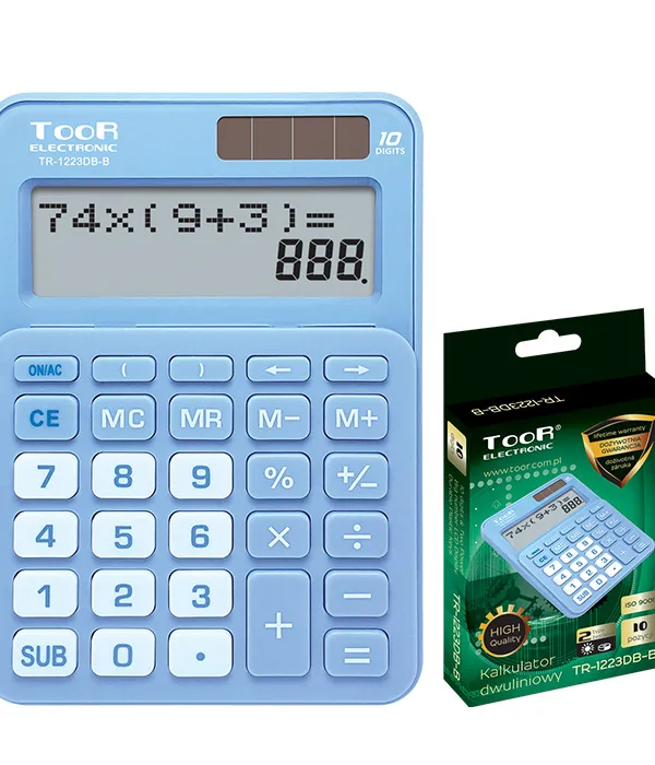 Prece Kalkulators Toor TR-1223DB-B zils Attēls