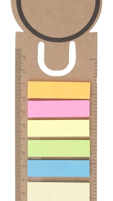 Prece Indeksi papīra - grāmatzīme ar lineālu (aplis) Rondy Attēls