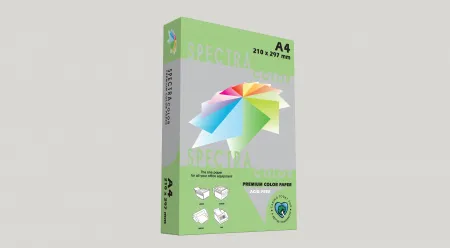 Prece Papīrs krāsains A4,80g/m2, 500lp, Green, Spectra Colour Attēls