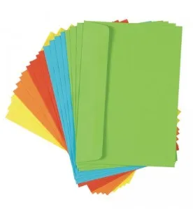 Prece Aploksnes C6 114x162mm pašlīm. 20gb krāsainas Toppoint Attēls