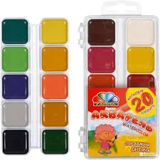 Prece Akvareļkrāsas 20 krāsas Gamma Attēls