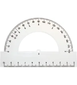Prece Transportieris Grand 10 cm ar 180° leņķi, plastikāts, caurspīdīgs Attēls