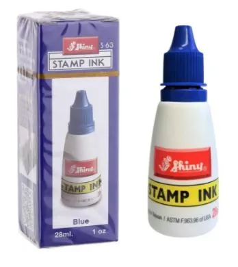 Prece Zīmogu tinte Shiny Premium SI-63, 15ml zila Attēls