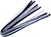 Prece Stieples dekoratīvas 50cm,10 gab, melni-balti toņi Attēls