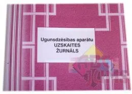 Prece Ugunsdzēsības aparātu uzskaites žurnāls Attēls