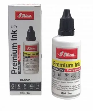 Prece Zīmogu tinte Shiny Premium SI-71, 60ml melna Attēls
