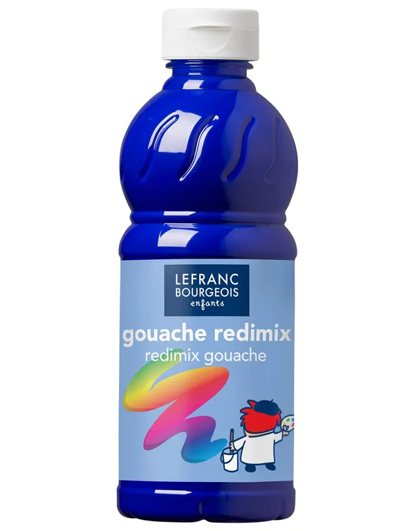 Prece Guaša krāsa Redimix 500ml 054 brilliant blue ultramarine Attēls