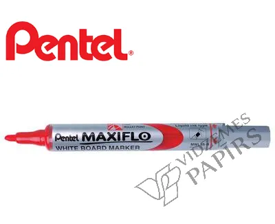Prece Marķieris baltām tāfelēm Pentel MAXIFLO MWL5S, sarkans, d-4mm. Attēls