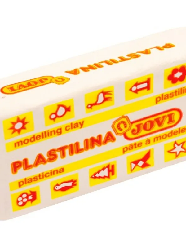 Prece Plastilīns Jovi 50g balts Attēls