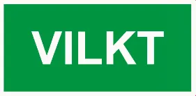 Prece Uzlīme - Vilkt 9x3.5cm Attēls