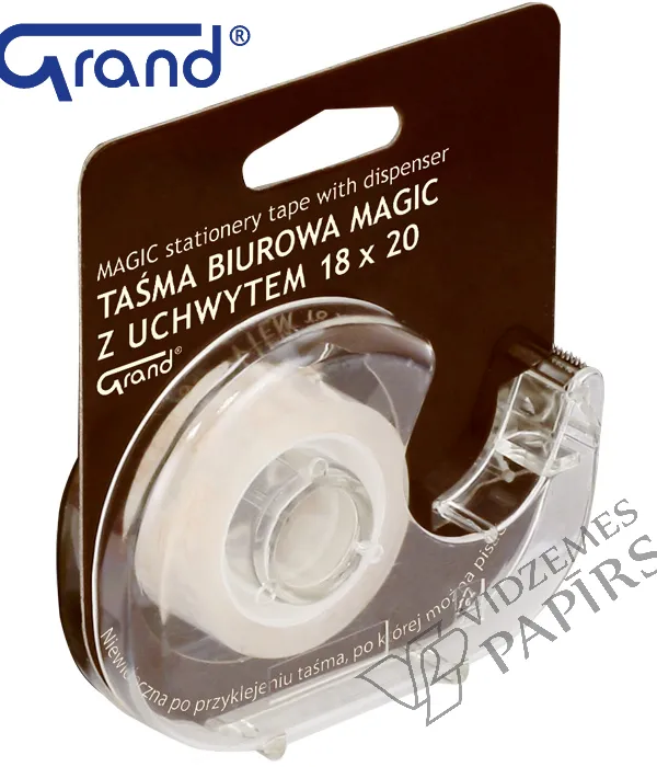 Prece Līmlente ar turētāju Grand 18mm x 20m, matēta Attēls